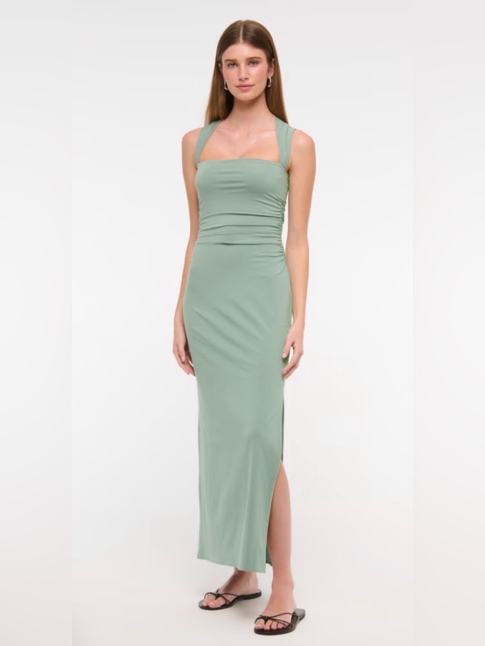 🍏NWT🍏Abercrombie & Fitch Ava Knit Midi Dress